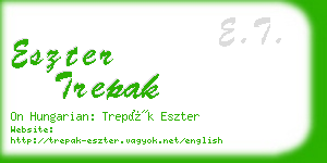 eszter trepak business card